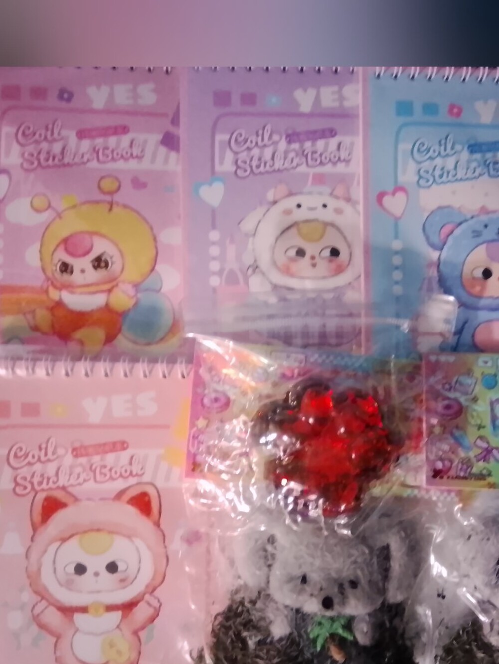 7 Piece Squishy/Sticker Bundle